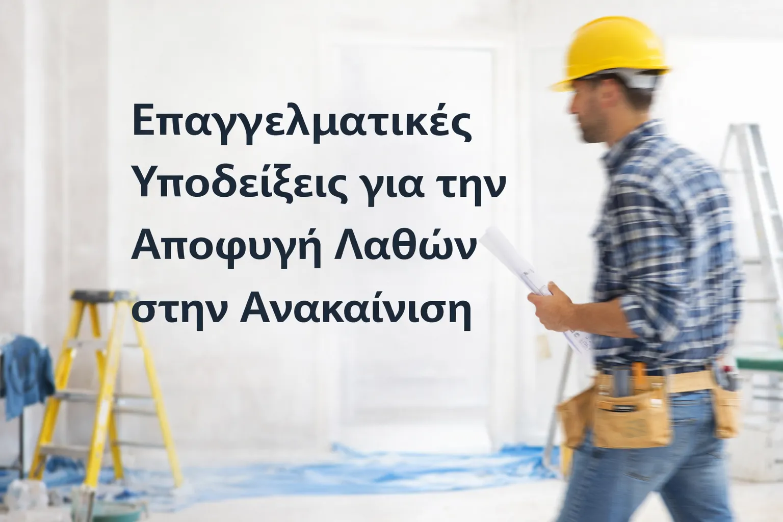 Επαγγελματικές υποδείξεις για αποφυγή λαθών στην ανακαίνιση σπιτιού με τεχνίτη σε εργασία